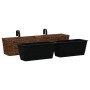 Planter set 2 pieces brown water hyacinth by vidaXL, Pots and planters - Ref: Foro24-45581, Price: 95,99 €, Discount: %