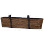 Planter set 2 pieces brown water hyacinth by vidaXL, Pots and planters - Ref: Foro24-45581, Price: 95,99 €, Discount: %