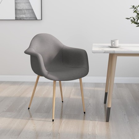 Light gray fabric dining chair by , dining chairs - Ref: Foro24-338086, Price: 93,99 €, Discount: %