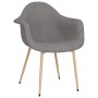 Light gray fabric dining chair by , dining chairs - Ref: Foro24-338086, Price: 93,99 €, Discount: %