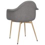 Light gray fabric dining chair by , dining chairs - Ref: Foro24-338086, Price: 93,99 €, Discount: %