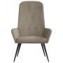 Sillón de relax de terciopelo gris claro de , Sillones - Ref: Foro24-341194, Precio: 91,31 €, Descuento: %