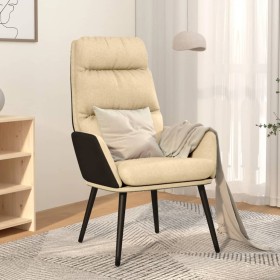 Sillón de relax de tela crema de , Sillones - Ref: Foro24-341121, Precio: 100,99 €, Descuento: %