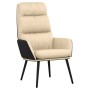 Sillón de relax de tela crema de , Sillones - Ref: Foro24-341121, Precio: 100,01 €, Descuento: %