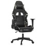 Silla gaming masaje reposapiés cuero sintético negro camuflaje de , Sillones para videojuegos - Ref: Foro24-345532, Precio: 1...