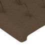 Cabeceros 2 unidades de tela marrón oscuro 100x7x78/88 cm | Foro24 | Onlineshop