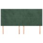 Headboards 4 units of dark green velvet 80x5x78/88 cm by , Headboards and footboards - Ref: Foro24-3116109, Price: 110,74 €, ...