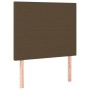 Headboards 2 units of dark brown fabric 100x5x78/88 cm by , Headboards and footboards - Ref: Foro24-3116045, Price: 66,99 €, ...