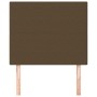 Headboards 2 units of dark brown fabric 100x5x78/88 cm by , Headboards and footboards - Ref: Foro24-3116045, Price: 66,99 €, ...