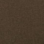 Cabeceros 2 unidades de tela marrón oscuro 100x5x78/88 cm