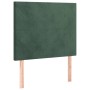 Headboards 2 units of dark green velvet 80x5x78/88 cm by , Headboards and footboards - Ref: Foro24-3116085, Price: 60,99 €, D...