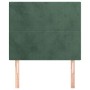 Headboards 2 units of dark green velvet 80x5x78/88 cm by , Headboards and footboards - Ref: Foro24-3116085, Price: 60,99 €, D...