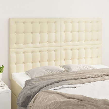 Headboards 4 units cream-colored synthetic leather 72x5x78/88 cm by , Headboards and footboards - Ref: Foro24-3116424, Price:...