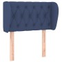 Blue fabric headboard 83x23x78/88 cm by , Headboards and footboards - Ref: Foro24-3117460, Price: 59,99 €, Discount: %