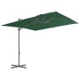 Cantilever umbrella with green steel pole 250x250 cm by vidaXL, Umbrellas - Ref: Foro24-44625, Price: 94,90 €, Discount: %