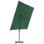 Cantilever umbrella with green steel pole 250x250 cm by vidaXL, Umbrellas - Ref: Foro24-44625, Price: 94,90 €, Discount: %