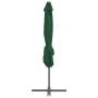 Cantilever umbrella with green steel pole 250x250 cm by vidaXL, Umbrellas - Ref: Foro24-44625, Price: 94,90 €, Discount: %