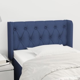 Blue fabric headboard 83x16x78/88 cm by , Headboards and footboards - Ref: Foro24-3119084, Price: 55,08 €, Discount: %