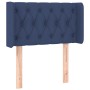 Cabecero de tela azul 83x16x78/88 cm de , Cabeceros y pies de cama - Ref: Foro24-3119084, Precio: 56,27 €, Descuento: %