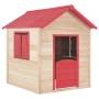 Casa de juegos para niños de madera de abeto rojo de vidaXL, Casitas infantiles - Ref: Foro24-91792, Precio: 346,85 €, Descue...