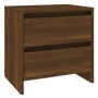 Nachttische, 2 Stück, braunes Holzwerkstoff, 45 x 34,5 x 44,5 cm von vidaXL, Nachttische - Ref: Foro24-813043, Preis: 64,99 €...