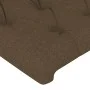 Dark brown fabric headboard with LED 200x7x78/88 cm by , Headboards and footboards - Ref: Foro24-3121973, Price: 98,41 €, Dis...