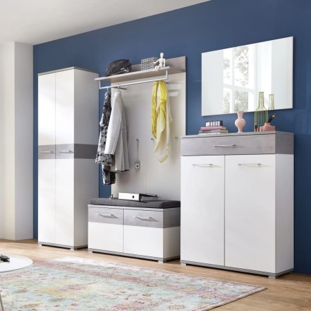 Germania GW-Topix white and concrete gray wardrobe by Germania, Wardrobes - Ref: Foro24-440232, Price: 344,75 €, Discount: %