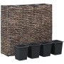 Arriate con 4 macetas jacinto de agua marrón de vidaXL, Maceteros y jardineras - Ref: Foro24-45575, Precio: 113,41 €, Descuen...