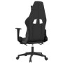 Gaming chair with massage and footrest in black gray synthetic leather by , Gaming chairs - Ref: Foro24-345526, Price: 146,95...