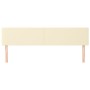 Headboards 2 units cream-colored synthetic leather 80x5x78/88cm by , Headboards and footboards - Ref: Foro24-345814, Price: 6...