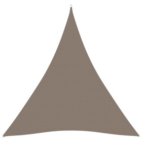 Toldo de vela triangular tela Oxford gris taupe 4x4x4 m de , Sombrillas - Ref: Foro24-135451, Precio: 34,26 €, Descuento: %