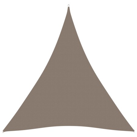 Toldo de vela triangular tela Oxford gris taupe 4x4x4 m de , Sombrillas - Ref: Foro24-135451, Precio: 34,99 €, Descuento: %