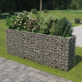 Arriate de gaviones de acero 270x50x100 cm de vidaXL, Maceteros y jardineras - Ref: Foro24-143562, Precio: 171,99 €, Descuent...