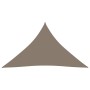 Toldo de vela triangular tela Oxford gris taupe 4x4x4 m de , Sombrillas - Ref: Foro24-135451, Precio: 34,99 €, Descuento: %