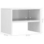 Nachttische 2 Stk. Sperrholz weiß 40x30x30 cm von vidaXL, Nachttische - Ref: Foro24-800076, Preis: 41,06 €, Rabatt: %