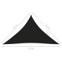 Triangle sail awning Oxford fabric black 2.5x2.5x3.5 m by , Umbrellas - Ref: Foro24-135774, Price: 22,99 €, Discount: %