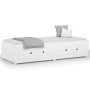 Solid white pine wood sofa bed 80x200 cm by , Beds and slatted bases - Ref: Foro24-821585, Price: 268,03 €, Discount: %