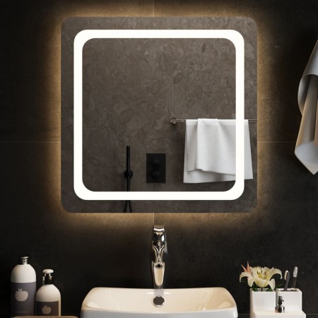 Bathroom mirror with LED 60x60 cm by , Mirrors - Ref: Foro24-151778, Price: 54,49 €, Discount: %