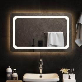 Espejo de baño con LED 80x50 cm de , Espejos - Ref: Foro24-151786, Precio: 71,27 €, Descuento: %