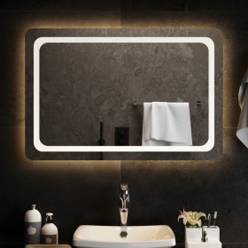 Badezimmerspiegel mit LED 90x60 cm von , Spiegel - Ref: Foro24-151790, Preis: 90,99 €, Rabatt: %