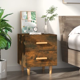 Smoked oak nightstand 40x35x47.5 cm by vidaXL, Nightstands - Ref: Foro24-817285, Price: 34,64 €, Discount: %