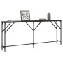 Mesa consola madera de ingeniería negro 180x23x75 cm de , Mesas auxiliares - Ref: Foro24-837767, Precio: 68,98 €, Descuento: %