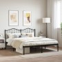 Estructura de cama con cabecero metal negro 160x200 cm de , Camas y somieres - Ref: Foro24-373792, Precio: 103,14 €, Descuent...