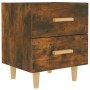 Smoked oak nightstand 40x35x47.5 cm by vidaXL, Nightstands - Ref: Foro24-817285, Price: 34,81 €, Discount: %