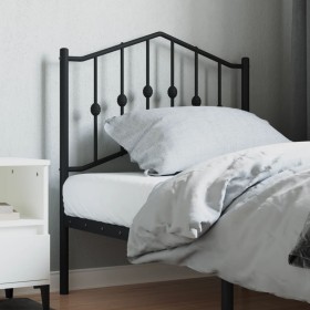 Black metal headboard 80 cm by , Headboards and footboards - Ref: Foro24-373816, Price: 21,99 €, Discount: %