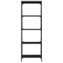 5-shelf black engineered wood bookcase 59x35x171 cm by , Bookcases and shelves - Ref: Foro24-837622, Price: 67,24 €, Discount: %