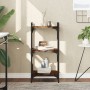 Bookcase with 3 shelves engineered wood smoked oak 40x30x86 cm by , Bookcases and shelves - Ref: Foro24-837629, Price: 34,33 ...