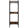 Bookcase with 3 shelves engineered wood smoked oak 40x30x86 cm by , Bookcases and shelves - Ref: Foro24-837629, Price: 34,33 ...