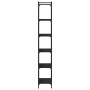 Bookcase with 6 shelves black engineered wood 60x30x188 cm by , Bookcases and shelves - Ref: Foro24-837662, Price: 70,99 €, D...