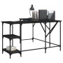 Escritorio madera de ingeniería negro 139x139x75 cm de , Escritorios - Ref: Foro24-837587, Precio: 87,88 €, Descuento: %